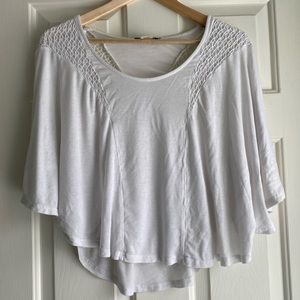 Arden B white batwing blouse